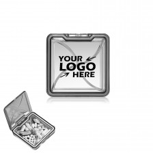 4 Compartments Travel Pill Case